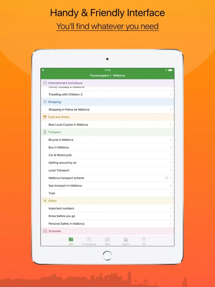 Ảnh chụp màn hình của Mallorca – advanced tourist guide & offline map iPad 