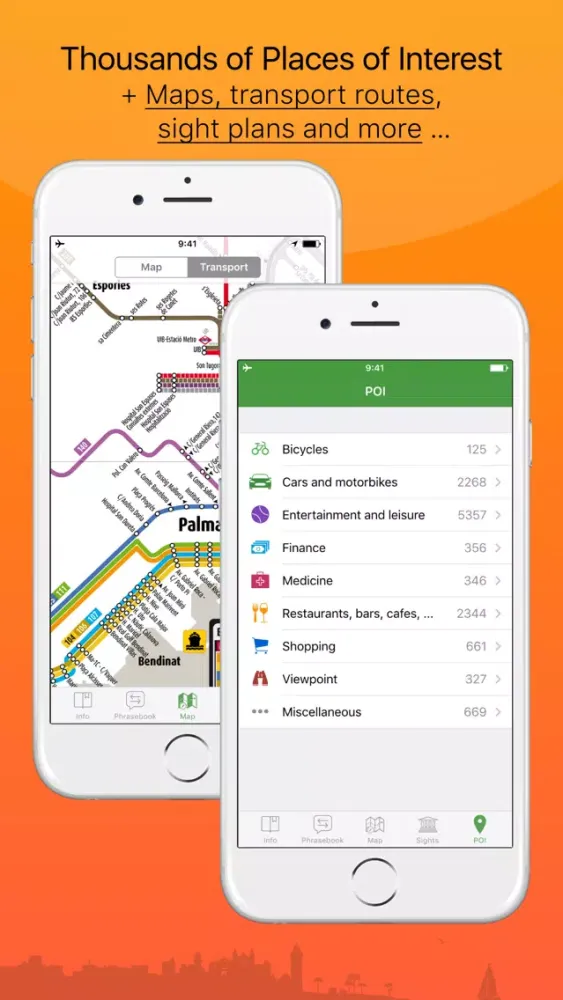 Ảnh chụp màn hình của Mallorca – advanced tourist guide & offline map