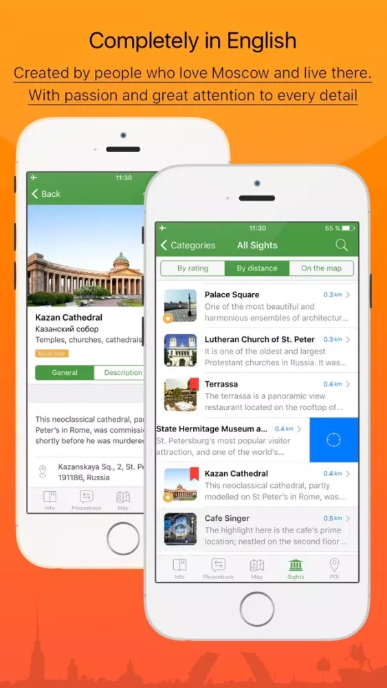 Saint Petersburg – tourist guide & offline map – Tournavigator स्क्रीनशॉट