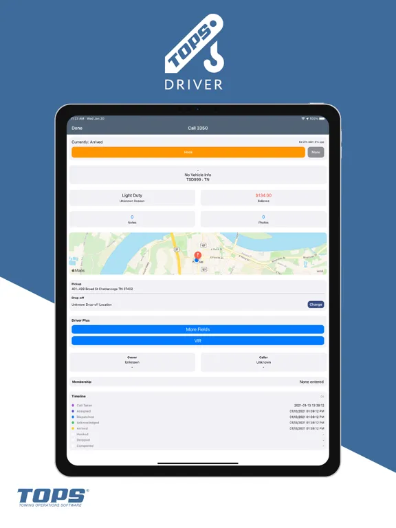 TOPS Driver iPad 應用截圖