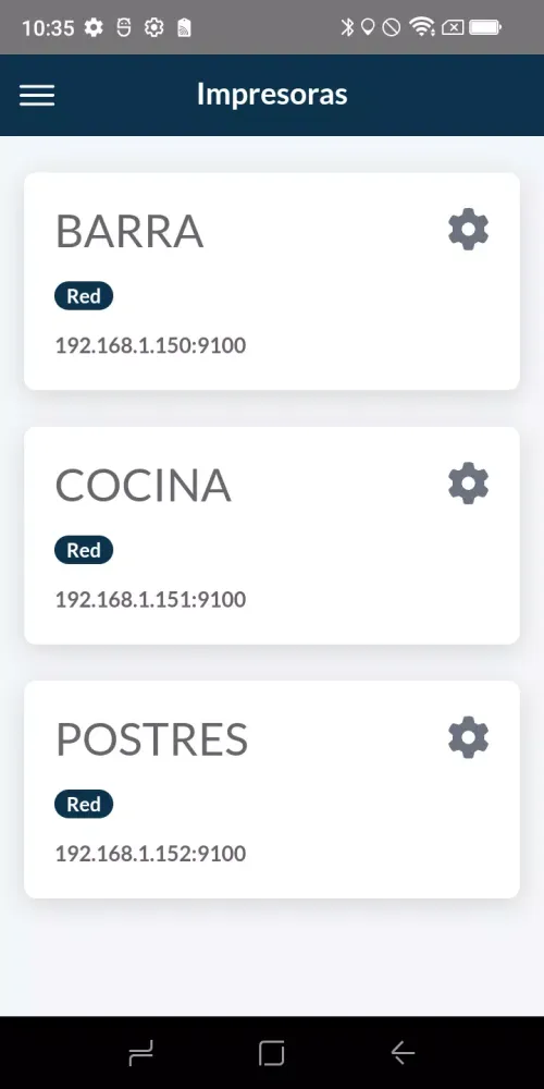 IDT-Comandero Screenshots