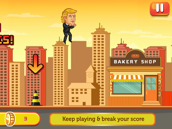 تصاویر Trump Jump -Mr. President Game iPad 