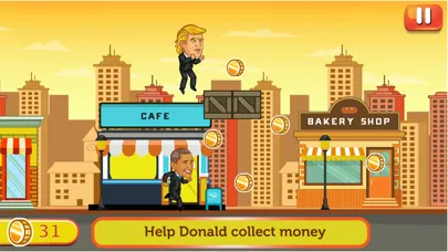 Ảnh chụp màn hình của Trump Jump -Mr. President Game