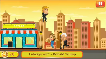 Ảnh chụp màn hình của Trump Jump -Mr. President Game