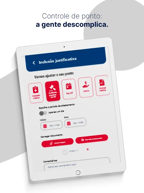 TWO - Controle de Ponto iPad  Screenshots
