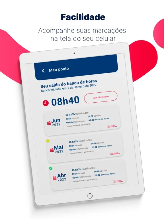 TWO - Controle de Ponto iPad  Screenshots