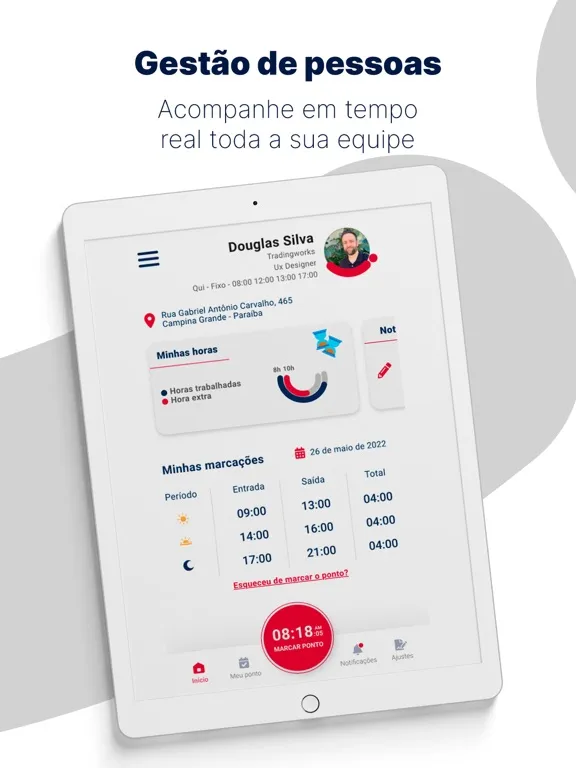 TWO - Controle de Ponto iPad  Screenshots