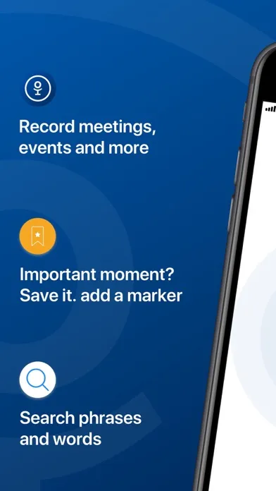Tangkapan layar Meeting Recorder for Business