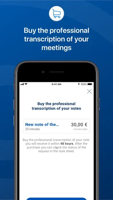 Tangkapan layar Meeting Recorder for Business