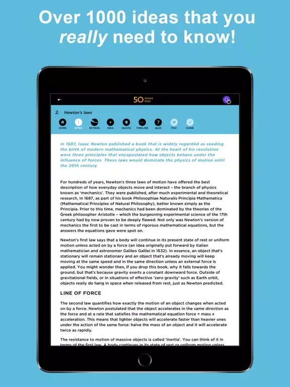 Capturas de pantalla de 50 Ideas You Really Need to Know iPad 