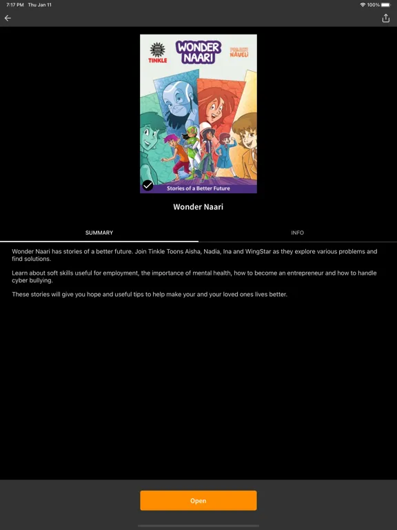 Tinkle Comics iPad স্ক্রিনশট