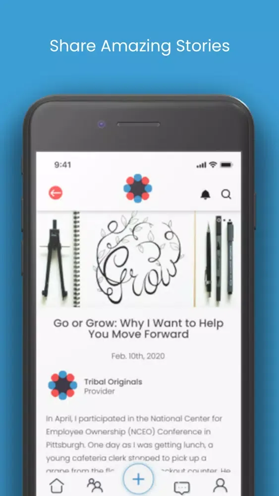 Screenshot di Tribal App