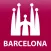 Barcelona travel map guide