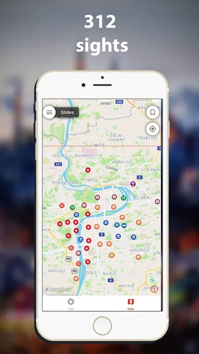 Captures d'écran de Praha travel map guide 2020