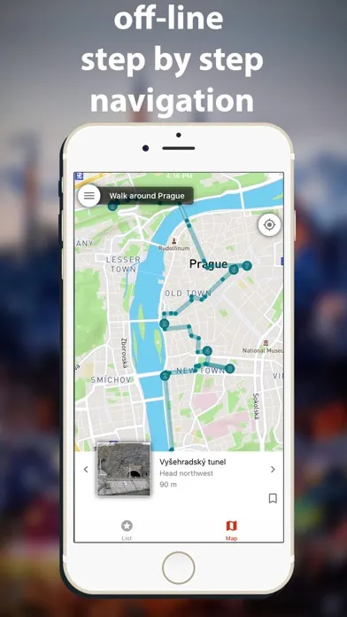 Captures d'écran de Praha travel map guide 2020