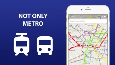 Tangkapan layar Public transport map Milan