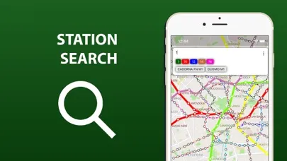 Tangkapan layar Public transport map Milan