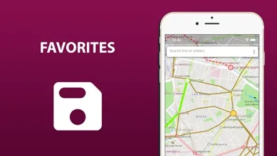 Tangkapan layar Public transport map Milan