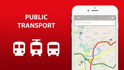 Public transport map Prague Screenshots