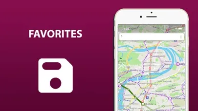 Public transport map Prague Screenshots