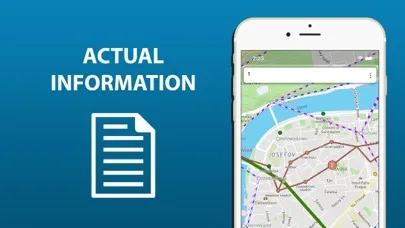 Public transport map Prague Screenshots