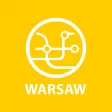 Public transport map Warsaw
