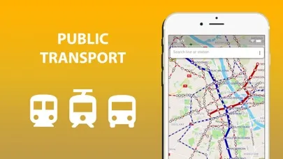 Capturas de pantalla de Public transport map Warsaw