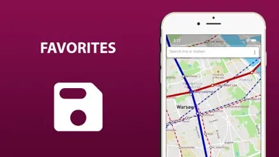 Capturas de pantalla de Public transport map Warsaw