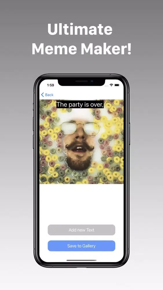 Ảnh chụp màn hình của Meme Template