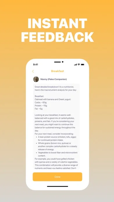Tangkapan skrin Paleo Diet App - Paleo Tracker