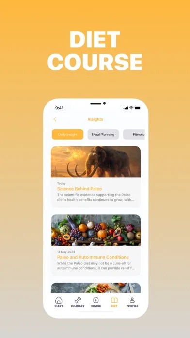 Tangkapan skrin Paleo Diet App - Paleo Tracker