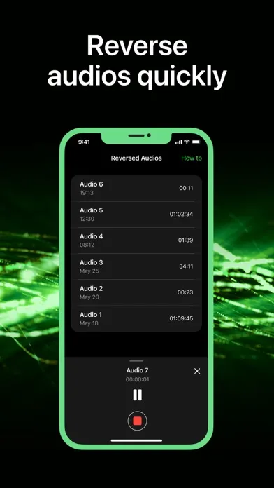 Reverse audio - Reverse voice Screenshots