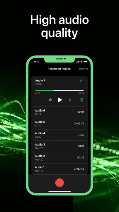 Reverse audio - Reverse voice Screenshots