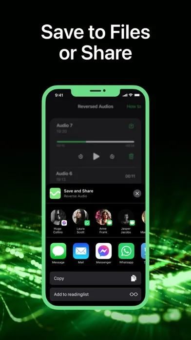 Reverse audio - Reverse voice Screenshots