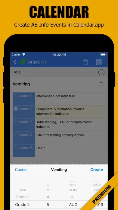 ภาพหน้าจอของ CTCAE plus
