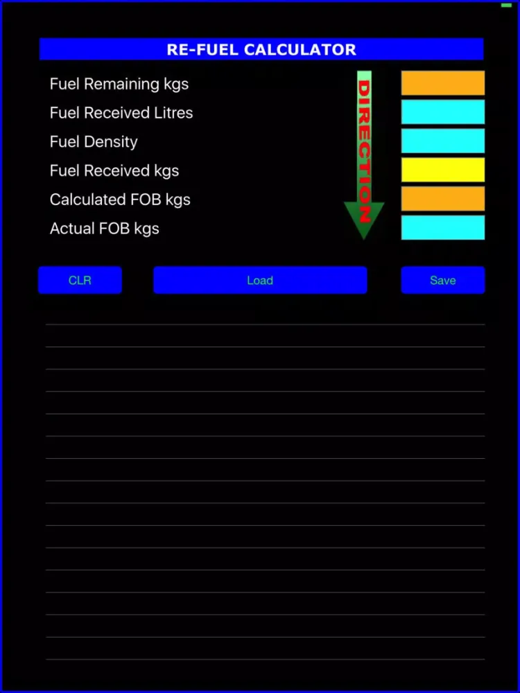 ReFuelCalc iPad 应用截图