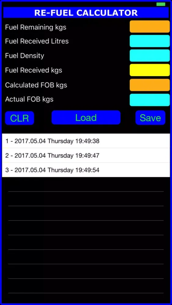 ReFuelCalc应用截图