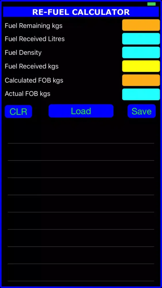 ReFuelCalc应用截图
