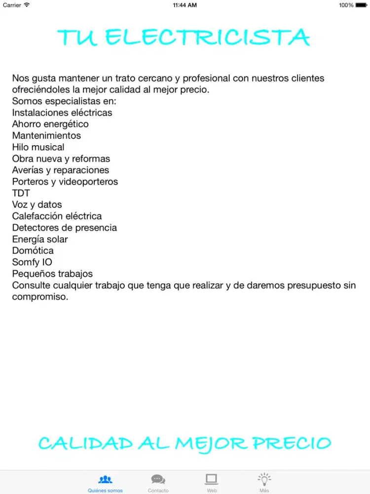 Screenshot di Tu electricista iPad 