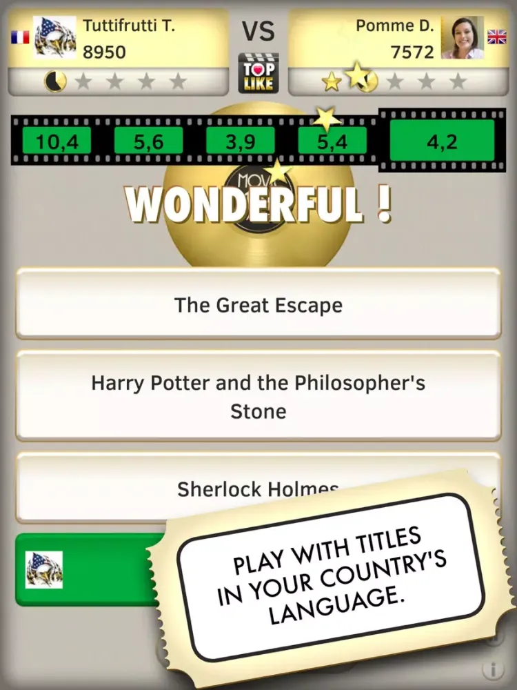 Movie Music Games iPad 應用截圖