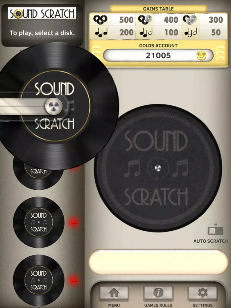 Zrzuty ekranu Sound Scratch iPad 