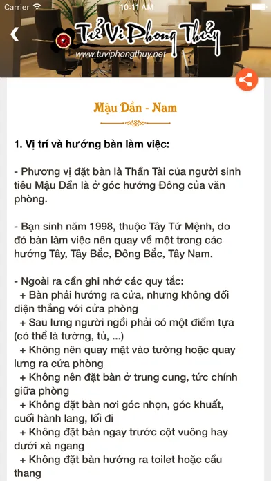 Tangkapan layar Phong Thuy Van Phong