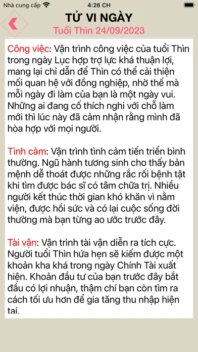 Tử Vi 2024 - Tử Vi Toàn Tập Screenshots