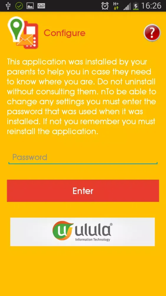 Where is my son/daughter? Screenshots