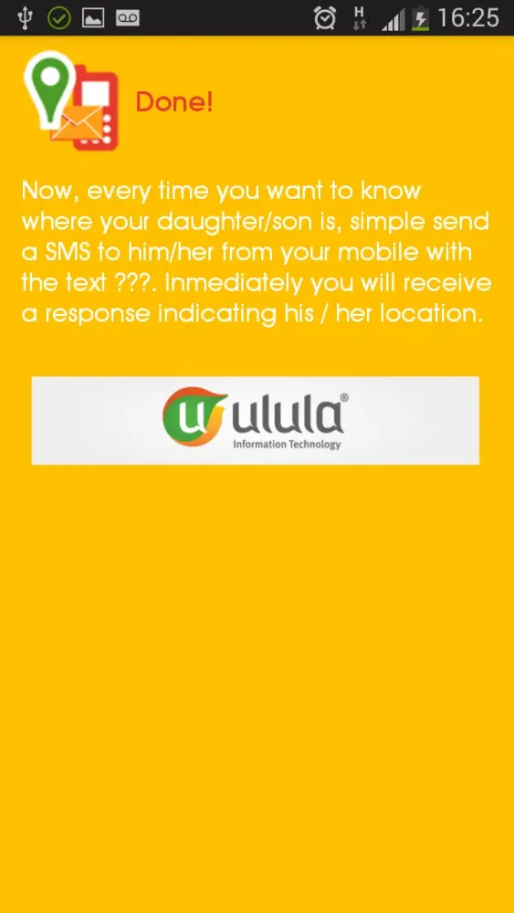 Where is my son/daughter? Screenshots