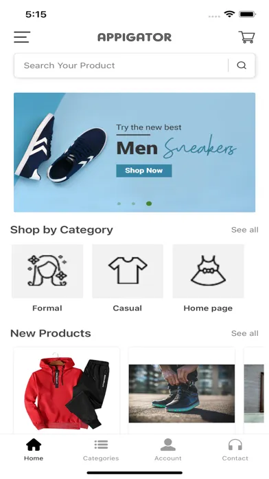 Captures d'écran de Appigator mobile app builder