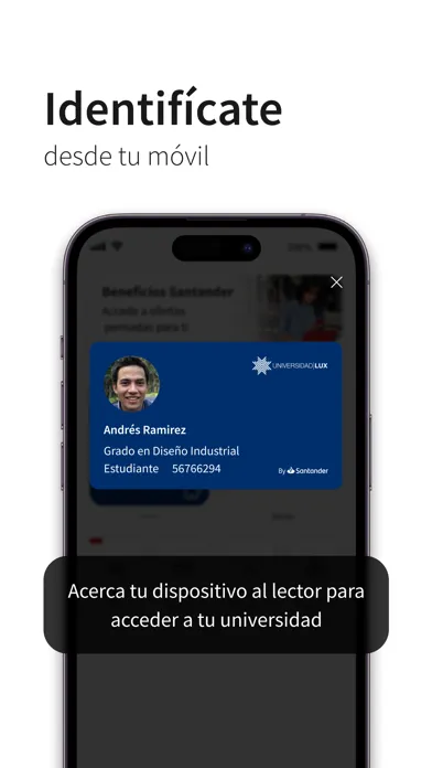 Capturas de tela do LUX Campus Digital