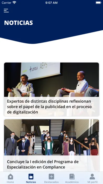 Universidad Loyola Screenshots