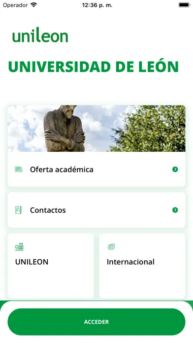 Unileon App 스크린샷
