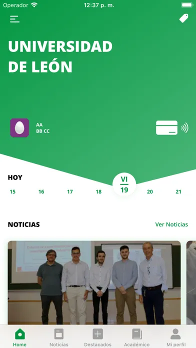 Unileon App 스크린샷